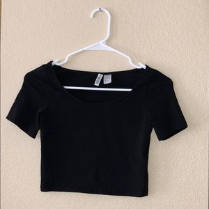 Black Crop Top